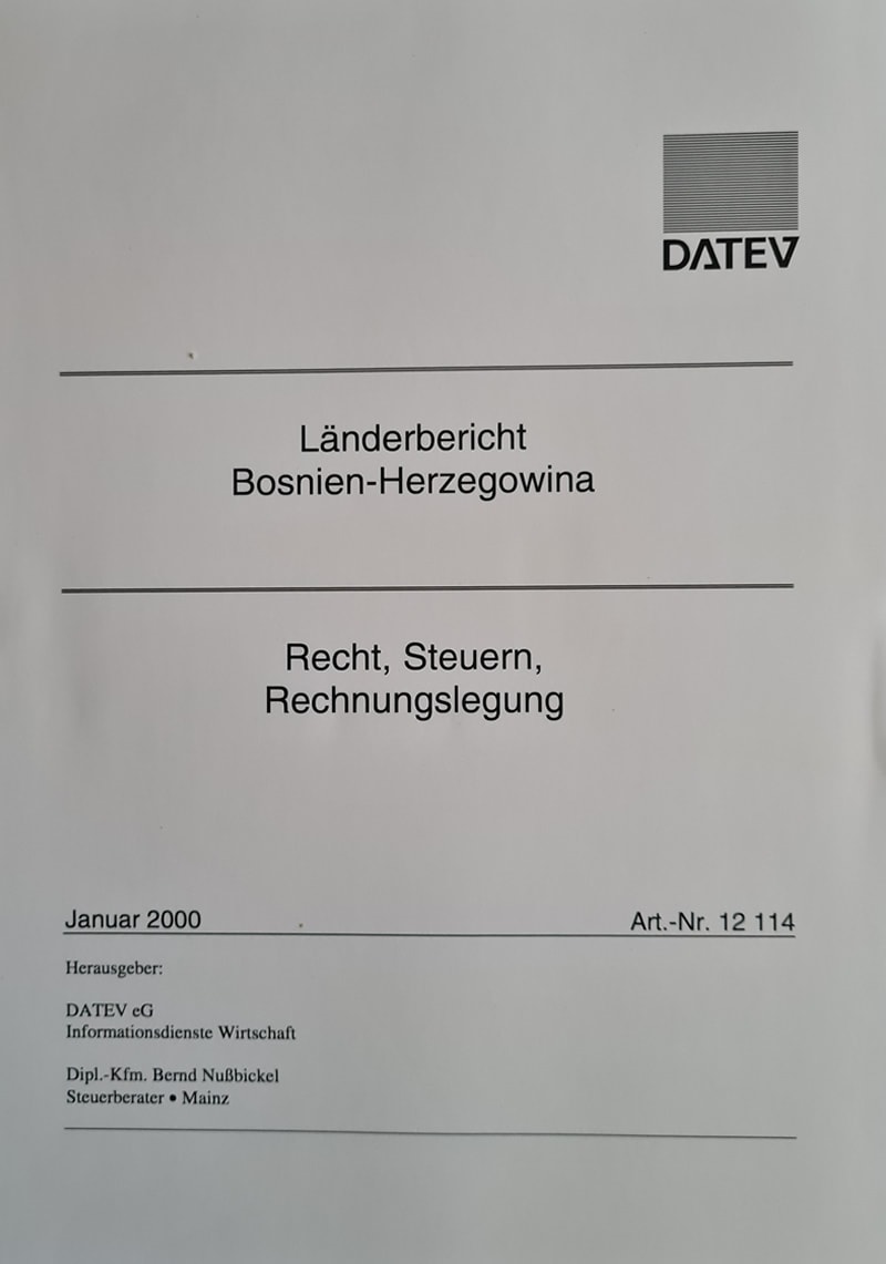 Länderbericht Bosnien-Herzegowina Recht, Steuern, Rechtslegung